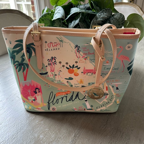 Spartina Florida Print Tote Bag - Multicolor - Picture 1 of 5